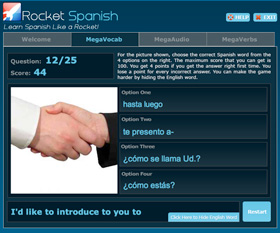 Improve your Spanish vocabulary with MegaVocab